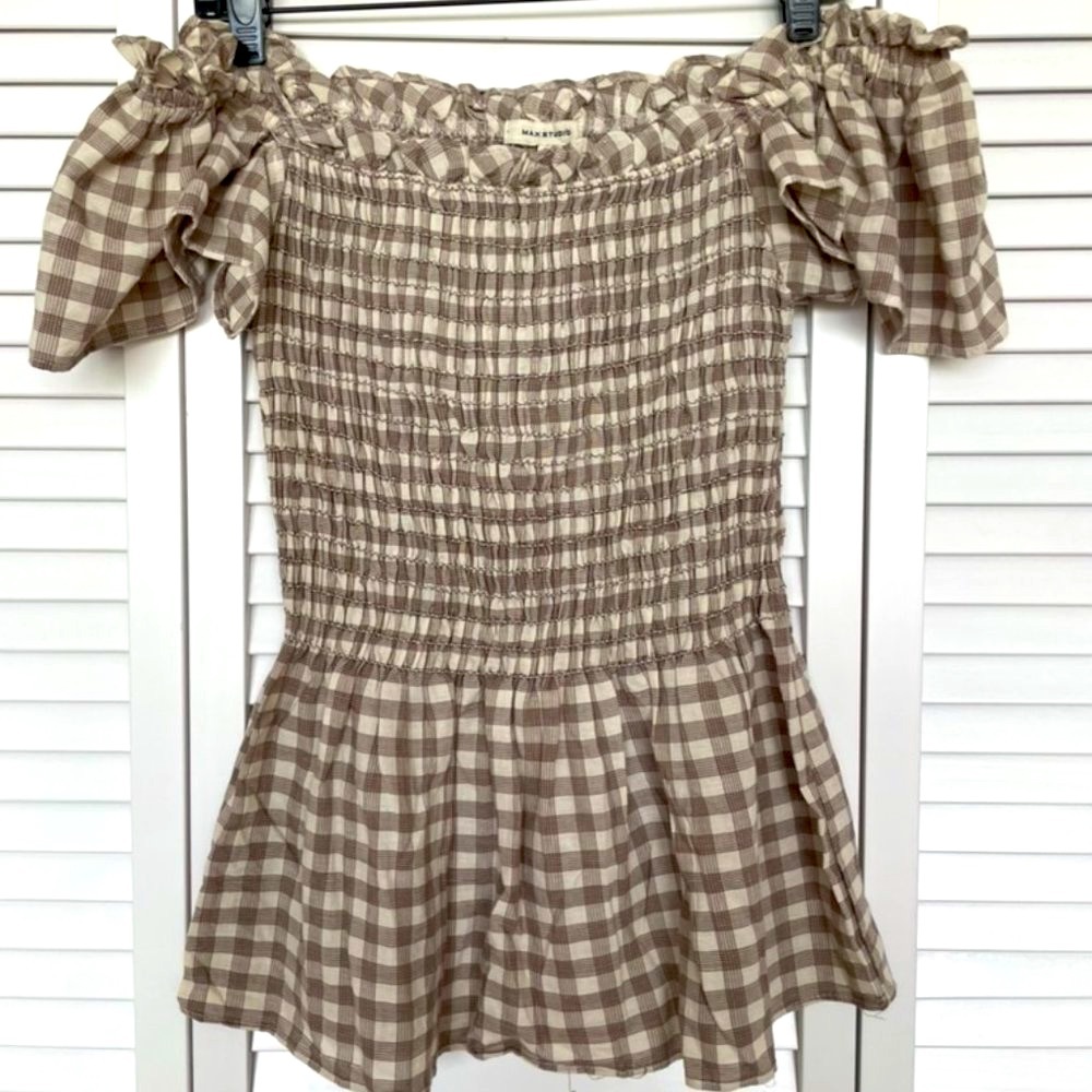 MAX STUDIO Off-the-Shoulder Top, Size M